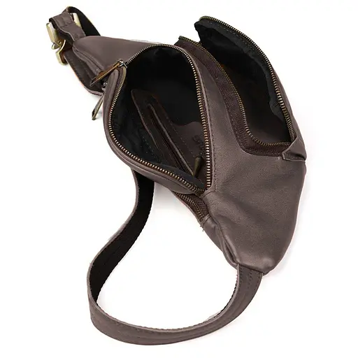 Шкіряна бананка TARWA 14х36х8 см 000296035 - фото 2