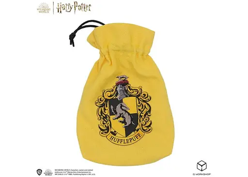 Набор кубиков Harry Potter. Hufflepuff Dice & Pouch (5 шт. + мешочек) (190142/2023/4/A/D6B) - фото 3