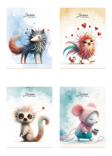 Комплект 4 шт загальних зошитів. Зошит Школярик А5 80 арк. у лінію 5252 4823088249095 - фото 1