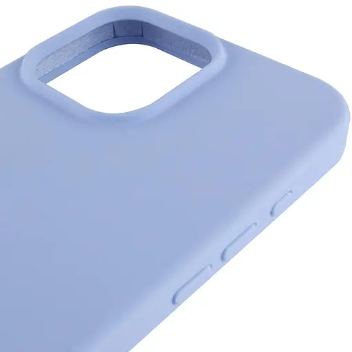 Чохол Silicone Case Full Protective (AA) для Apple iPhone 13 Pro Max (6.7) Блакитний / Lilac Blue - фото 4