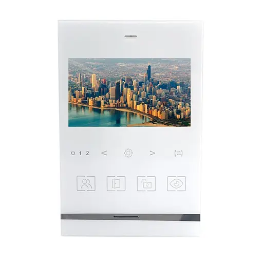 Видеодомофон 4.3” CHICAGO WHITE Light Vision (82-00208)
