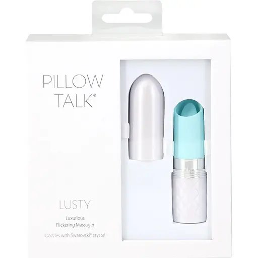 Вибратор Pillow Talk Lusty Luxurious FlickeRing Massager - Teal - фото 7