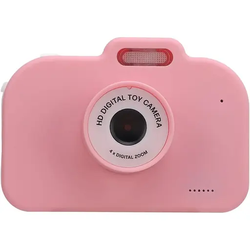 Детская селфи-камера 1080P HD экран 48MP розовая - фото 4