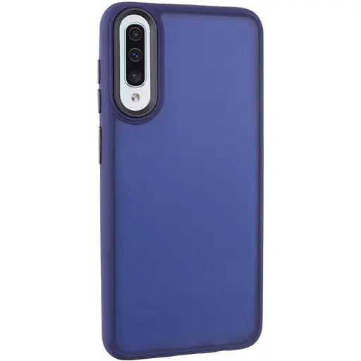 Чохол TPU+PC Lyon Frosted для Samsung Galaxy A50 (A505F) / A50s / A30s Navy Blue