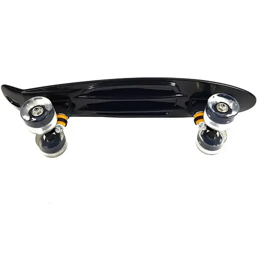 Скейт Пенни Борд A-Toys Penny Board Maraton со светящимися колёсами с декой 55 см черный - фото 2