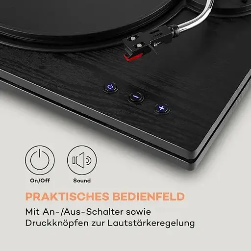 Програвач вінілу Auna TT -Play PLUS 20 Вт (10035273) - фото 10