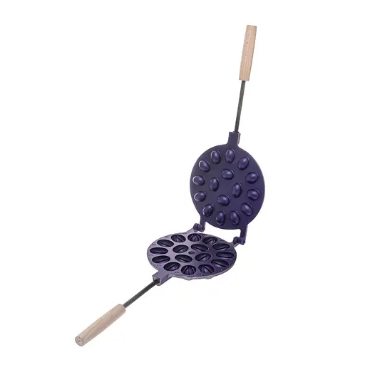 Форма для випікання горішків горішниця з антипригарним покриттям Платинум на 16 горіхів Фіолетовий 86812 - фото 2