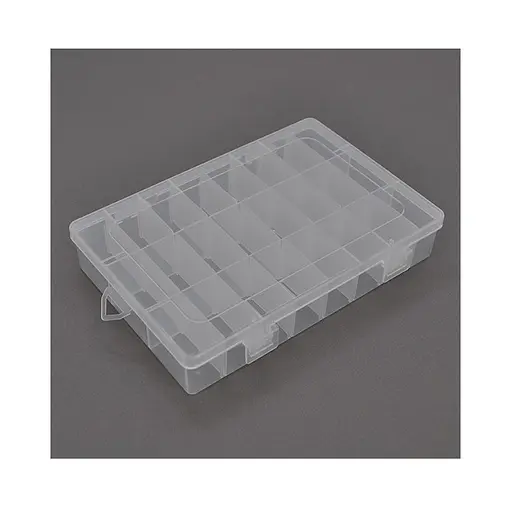 Пластиковый ящик для деталей Voltronic Box 28 отделений 345x50x220 мм - фото 2
