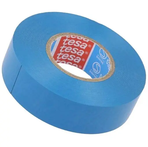 Ізоляційна стрічка Tesa SPVC +90°C 7000V 20 м х 19 мм синя