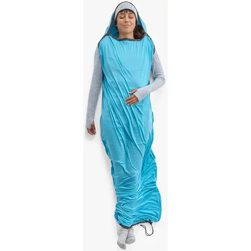 Вкладыш Sea To Summit Breeze Sleeping Bag Liner Mummy w/Drawcord S (1033-STS ASL031081-190205) - фото 3