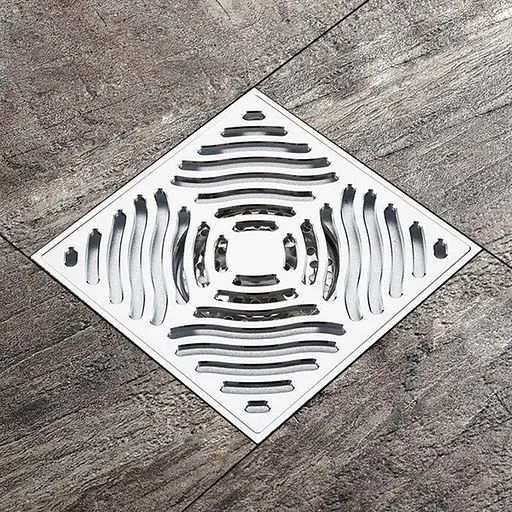 Трап для душа вертикальный Gappo G81550 латунь 150x150 мм хром - фото 2