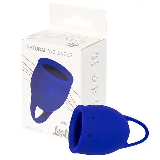 Менструальна чаша Lola Games Natural Wellness 15 мл синя - фото 3