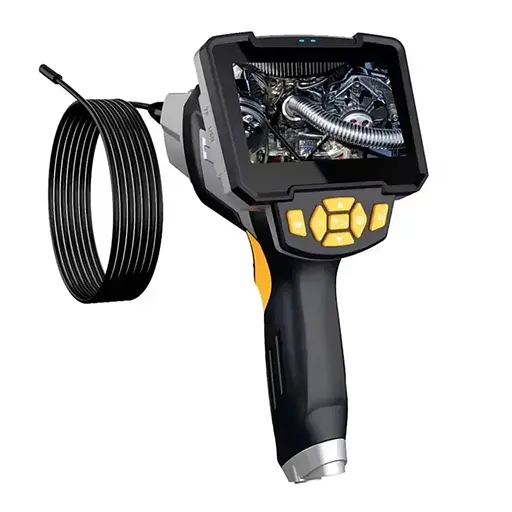 Эндоскоп для автомобиля Inskam 112-10 Dual технический с 2-мя камерами 8 мм, с 4.3'' экраном, Full HD запись, кабель 10 метров