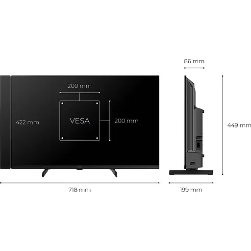 Телевізор Kivi F720Q 32'' QLED FHD (32F720QB) [139369] - фото 5