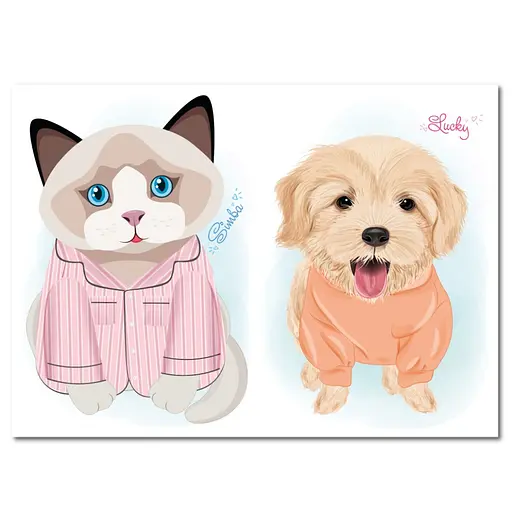 Детская книжка с наклейками студия красоты "Dogs and cats" РМ-76-03 - фото 3