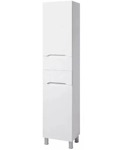 Пенал підлоговий Пік Альба правий для ванної 40 см Білий 30412 - фото 1