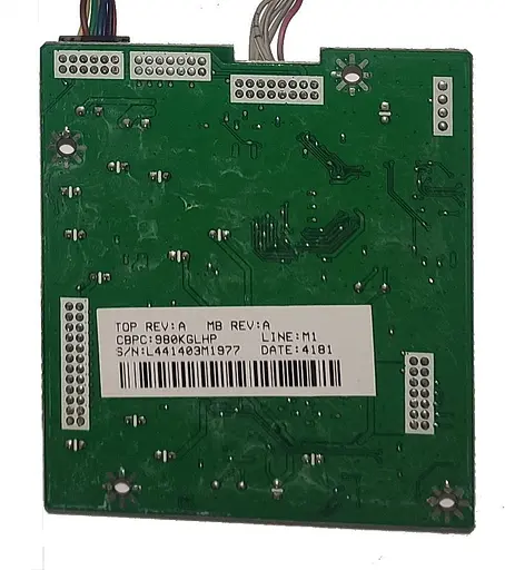 Материнская плата монитора HP 1902 715L1241-D "Б/У" - фото 2