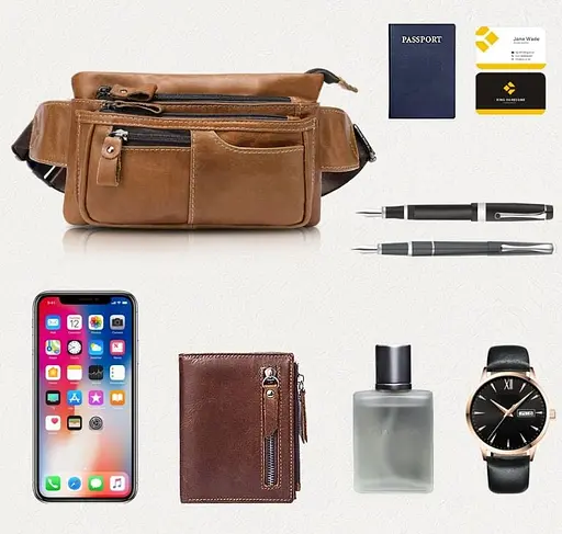 Чоловіча шкіряна сумка Vintage 23х13,5х3 см sum0012288 - фото 5