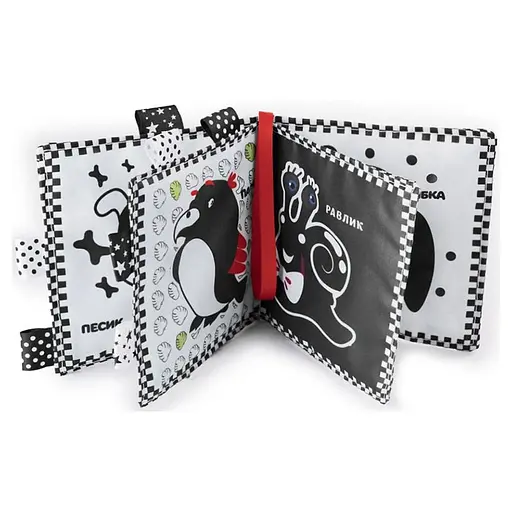 Контрастна книга для малюків "Оленя" 404065 - фото 2