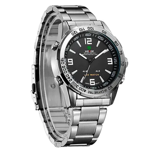 Наручний годинник чоловічий Weide Standart Silver Сріблястий (991) - фото 10