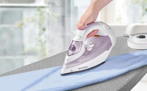 Праска Silver Crest SDBK 2400 E1 зі знімною базою горизонтальний і вертикальний режим 1 шт. червоний (28110-IS) - фото 5