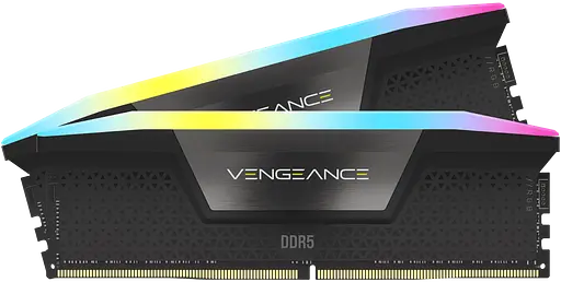 Оперативная память Corsair 32GB (2x16GB) DDR5 6000MHz Vengeance RGB Black (CMH32GX5M2D6000C36) - фото 2