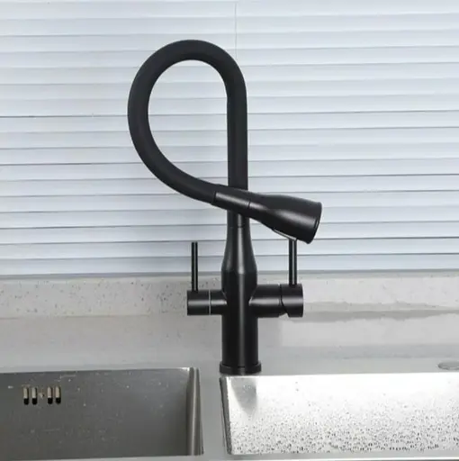 Змішувач для кухні Gappo з виходом для питної води, з гнучким виливом G4399-66 - фото 2