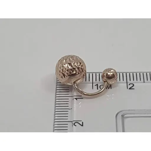 Золота сережка-пірсинг Favoritum. 310129_9_А - фото 4