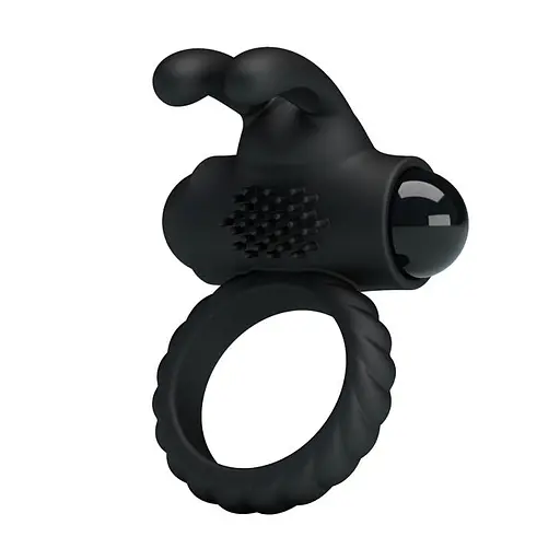 Эрекционное кольцо Pretty Love Eudora Penis Ring 2.4 см черный - фото 8