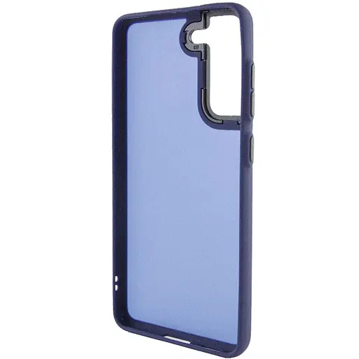 Чохол Epik TPU+PC Lyon Frosted для Samsung Galaxy S22 Navy Blue - фото 3