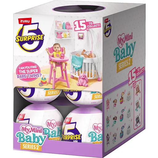 Игровой набор Zuru 5 Surprise My Mini Baby младенец с аксессуарами в ассортименте (77707GQ1) - фото 4