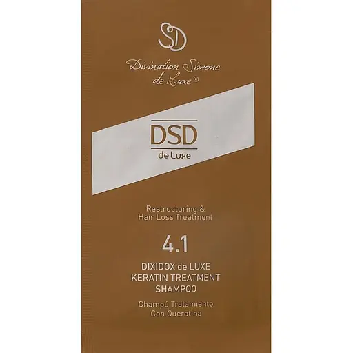 Шампунь для волосся DSD de Luxe Dixidox Keratin Treatment Shampoo №4.1 з кератином 10 мл - фото 1