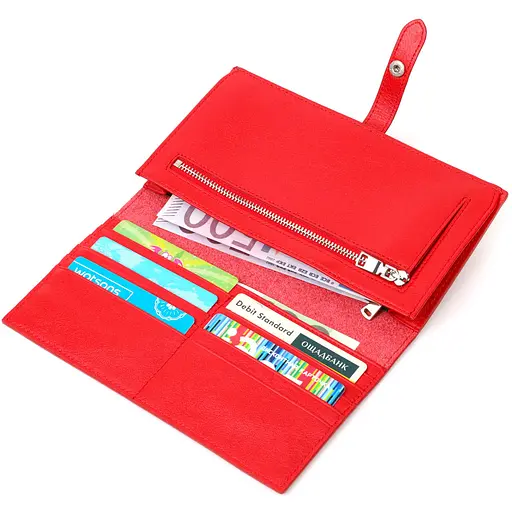 Шкіряний жіночий гаманець Tony Bellucci 10.5х19.5х1 см acs0027000 - фото 5