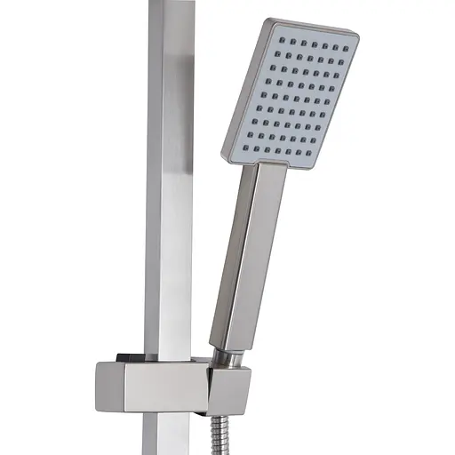 Душова система універсальна Lidz Kubis 1033 на три споживача (з виливом) (k35) LDKUB1033NKS46110 Nickel, Нержавіюча сталь - фото 6