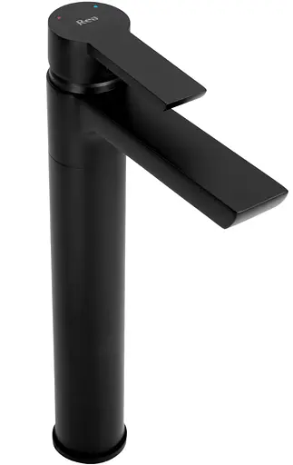 Смеситель для умывальника Rea Argus высокий black REA-B6211 Черный маовый - фото 3