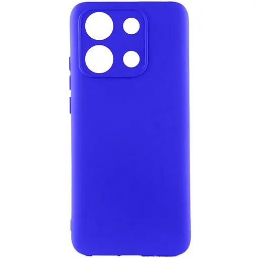 Чохол Getman TPU Liquid Silk Full Camera для Xiaomi Redmi Note 13 Pro 4G/Poco M6 Pro 4G/Note 14S Синій/Iris