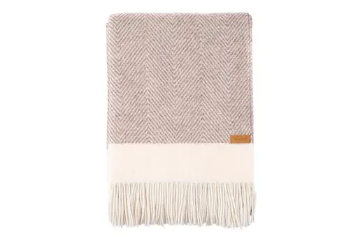 Плед Ardesto Leonardo Bianco 140x200 см 100% бежевый шерсть (ART0501LB) - фото 2