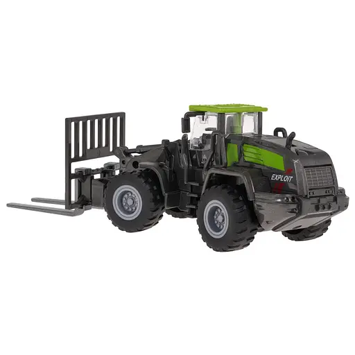 Погрузчик с металлическими элементами и подвижными частями для детей - фото 4