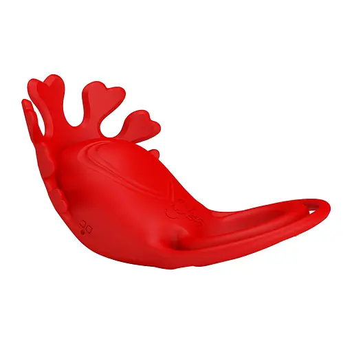 Эрекционное кольцо Pretty Love Vibrant Penis Ring Ruben 8.5 см красный - фото 3