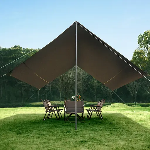 Тент універсальний Naturehike CNK2350WS015 (розмір S) Бежевий - фото 4