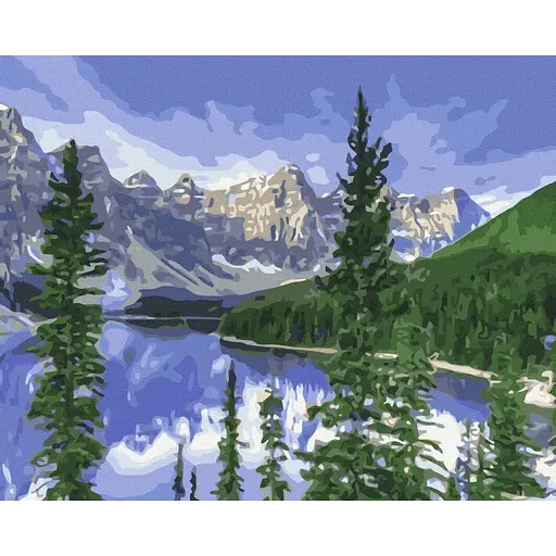 Картина за номерами Пейзажні гори Brushme 40x50 см кольорова 000276790