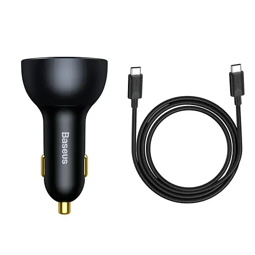 Авто ЗУ Baseus 160W Car Charger 2C+U+кабель - комплект зарядный для авто (TZCC2M-0G/CCZX-160CX) - фото 6