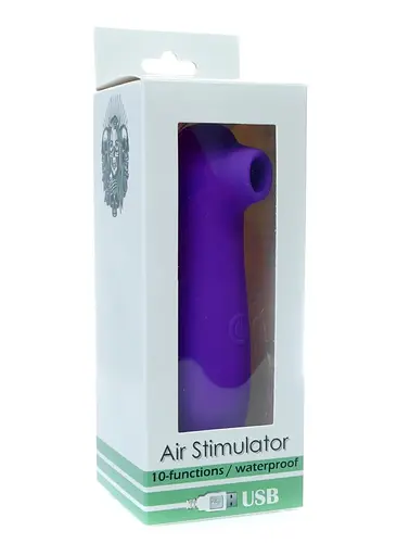 Вакуумний стимулятор клітора Boss Series Air Stimulator фіолетовий - фото 8
