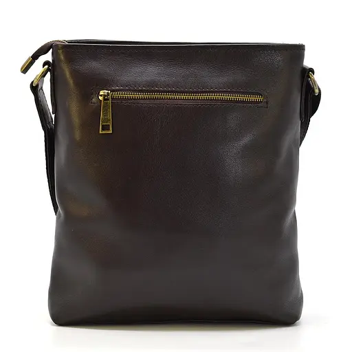 Кожаная мужская сумка через плечо TARWA 29х31х8 см nsa0001266 - фото 4