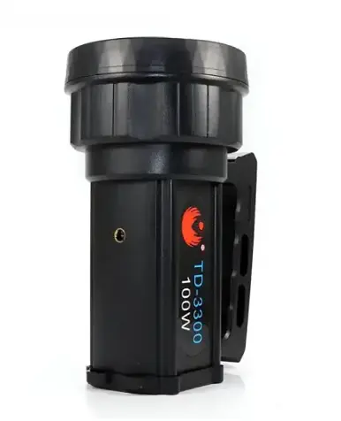 Мощный светодиодный фонарь аккумуляторный прожектор TD-3300 переносной фонарь для охраны - фото 2