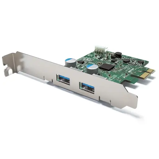 Контролер PCI-E USB3.0 (2ext. Molex) Low Profil, NEC, RTL