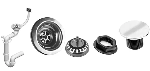 Кухонна мийка гранітна Rea North grey ZLE-00128, Сірий - фото 3