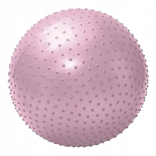 М'яч для фітнесу (фітбол) 4FIZJO 65 см масажний Anti-Burst 4FJ0617 Pink (P-5905973400220) - фото 2