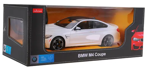 Машинка RASTAR BMW M4 Coupe на дистанційному керуванні + пульт 2,4 ГГц 1:14 білий 70900 - фото 8