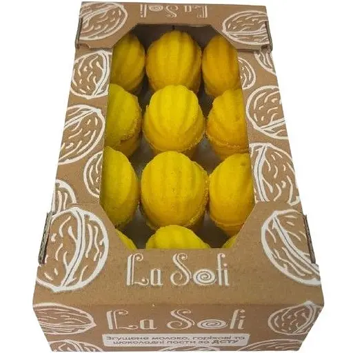 Печиво La Sofi Горішки з арахісовою пастою та згущеним молоком 12 шт.